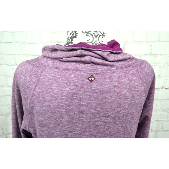 PRANA Women's Cowl Neck Ember Top SIZE MEDIUM Purple - Picture 4 of 6